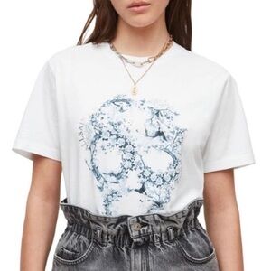 AllSaints Murrina Boyfriend Cotton Graphic Tee